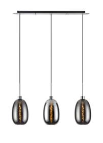 Lori Polished Chrome Ceiling Lights Deco Linear Fittings